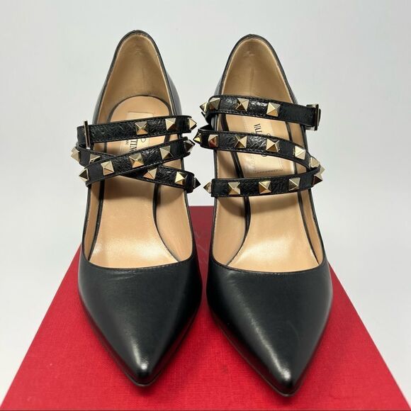 Valentino Rockstud Wrap Pumps - Picture 4 of 12